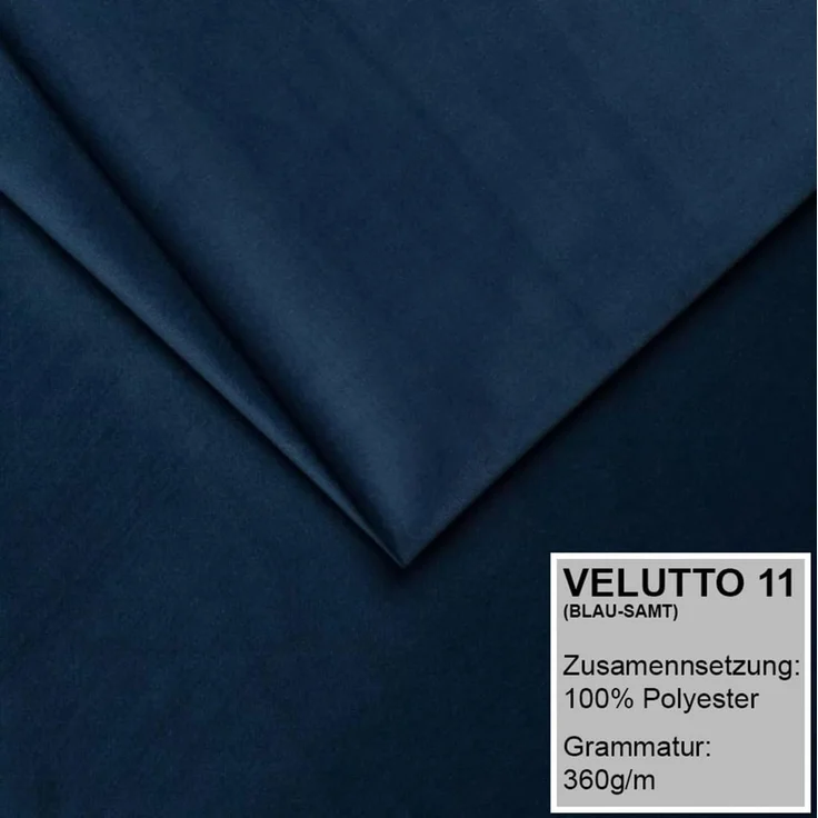 Polsterbett MAROKO 140x200 ohne Matratze mit Bettkasten und Lattenrost. Farbe: Blau 11 – Bild 5