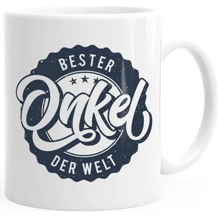 MoonWorks Tasse Kaffeetasse Bester Onkel der Welt Geschenk Geschenktasse MoonWorks®, Keramik – Bild 4