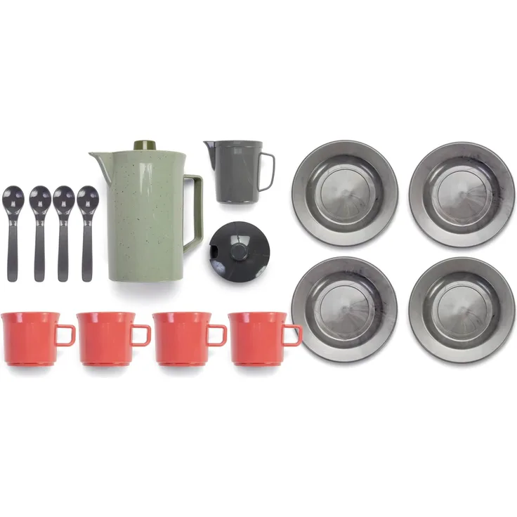 Dantoy Green Bean Kaffeservice im Netz, 17Teile 2680