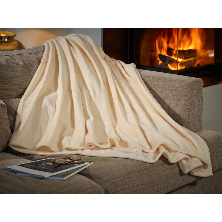 Monzana Premium Kuscheldecke Hellblau 200x150cm – Bild 13