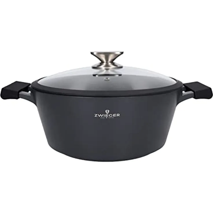 Zwieger Black Stone Topf mit Deckel 28 cm