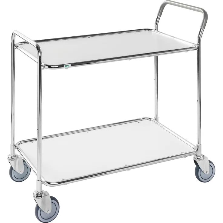 Kongamek Tischwagen mit 250kg Tragkraft 850x508mm Ladefläche in weiss