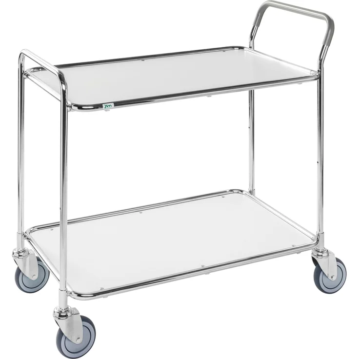 Kongamek Tischwagen mit 250kg Tragkraft 850x508mm Ladefläche in weiss