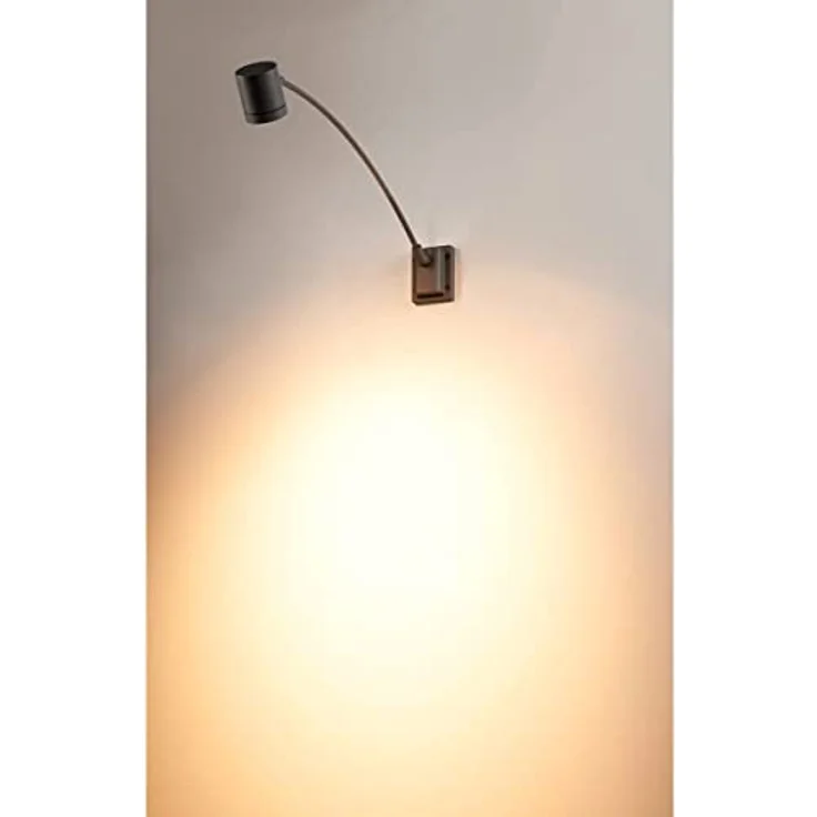 SLV MYRA DISPLAY | Wandleuchte Innen, Innenbeleuchtung, LED Strahler, Design Beleuchtung Wand,Display Leuchte, Flur, Wohnzimmer, Schlafzimmer | GU10, IP55, anthrazit, gewölbt, max. 50W – Bild 3