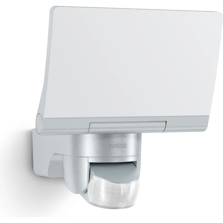 Steinel 'XLED home 2 S' LED-Außenstrahler, Kunststoff, Silber, Mit Bewegungsmelder – Bild 1
