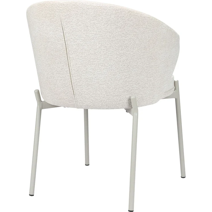 Selsey 'Atisly' Polsterstuhl mit Chenille, Hellbeige – Bild 3