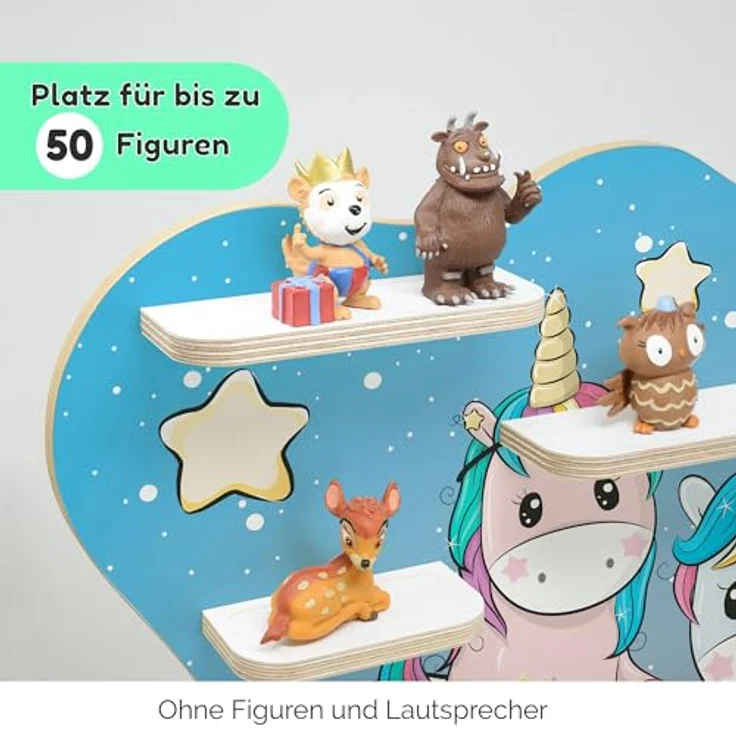 stadtecken Kinderregal Nachteule, Regal für die Toniebox und ca. 50 Tonies – Bild 5