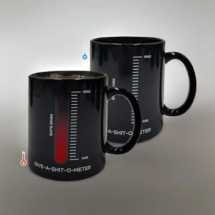 Mad Monkey - Tasse Give a Shit - mit Farbwechsel (2000126) – Bild 4