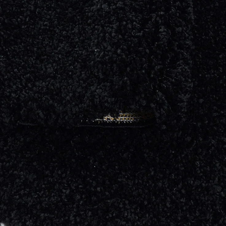 Carpetsale24 Shaggy Hochflor Teppich Wohnzimmer 250x350 (240x340 cm) Schwarz - Modern Flauschiger Teppich Extra Weich, Pflegeleicht und Einfarbig - Teppich für Schlafzimmer, Esszimmer und Küche – Bild 4