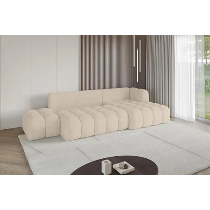 ALTDECOR Ecksofa OLEA-L2-S, L-Form Couch mit Schlaffunktion und Bettkasten, moderner Sitzkomfort in elegantem Design – Bild 8