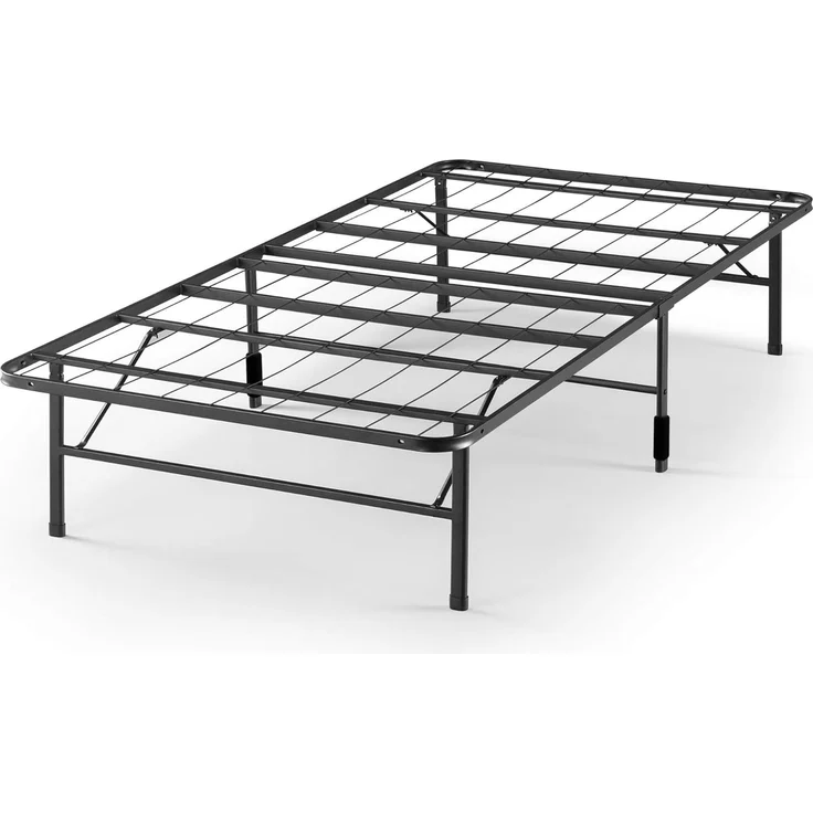 Zinus SmartBase Klappbett 90x190 cm - Höhe 35 cm - Ideal für EIN Gästebett - Mit Stauraum unter dem Bett - Metallbett - Schwarz – Bild 11