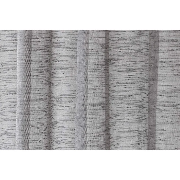 HOMING Schlaufenschal Oskar 140x245 Vorhang Wohnzimmer transparent anthrazit – Bild 2
