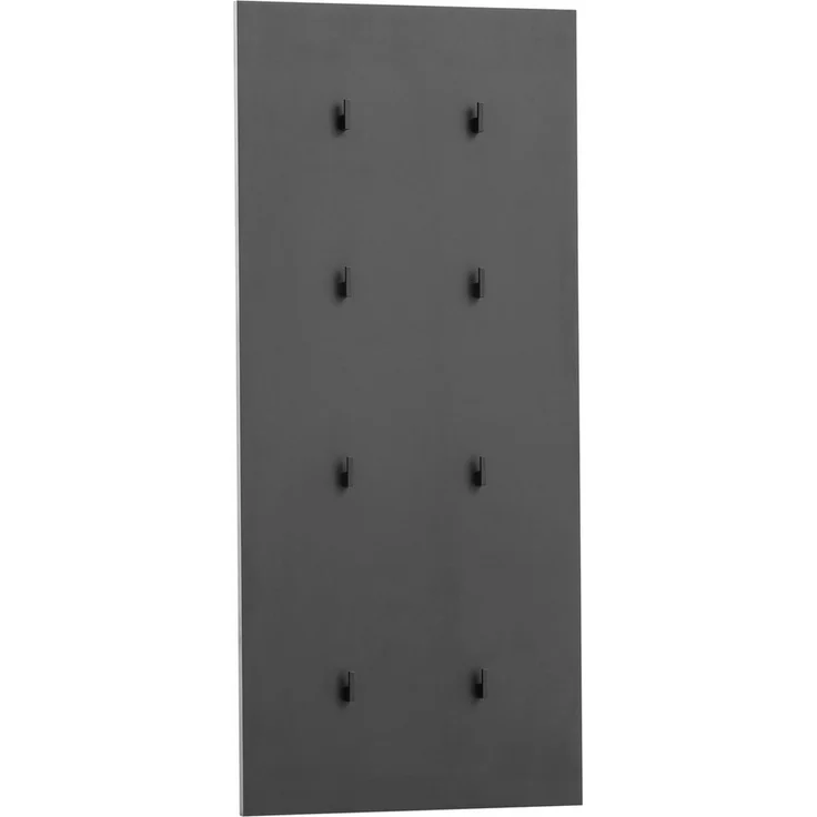 Schildmeyer Hakenpaneel Alexa, Holzwerkstoff, Schwarzmatt – Bild 5