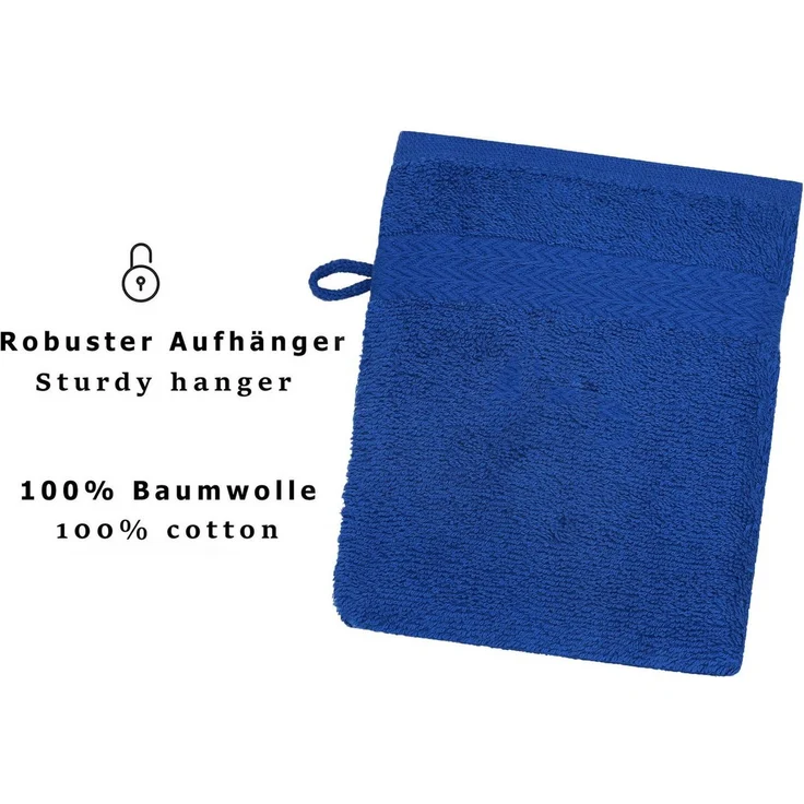 Betz Waschhandschuh 10-tlg. PREMIUM Größe 16x21 cm, Baumwolle (Set, 10-St), 100% baumwolle – Bild 3