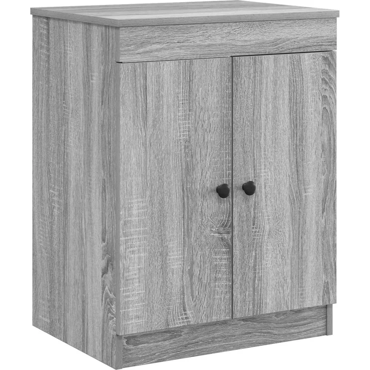 vidaXL Waschbeckenschrank Grau Sonoma 54 x 41 x 100 cm Holzwerkstoff 3404219 – Bild 4