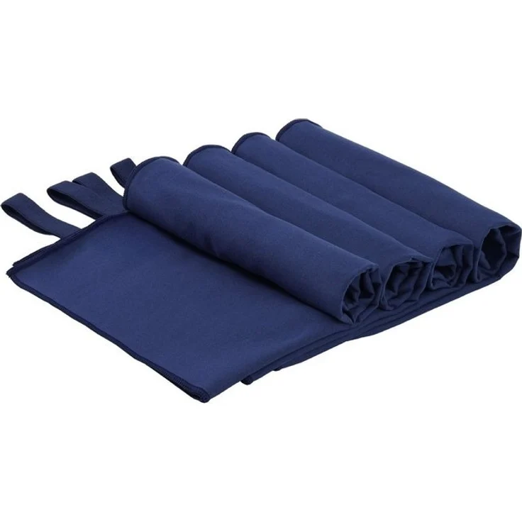 OTTO home Handtücher Leoa, diverse Größen, Sporthandtuch, Reisehandtuch, Strandtuch, Microfaser (4-St), sehr leicht, kompakt, schnelltrocknend, Mikrofaser mit Kontrastnaht – Bild 4