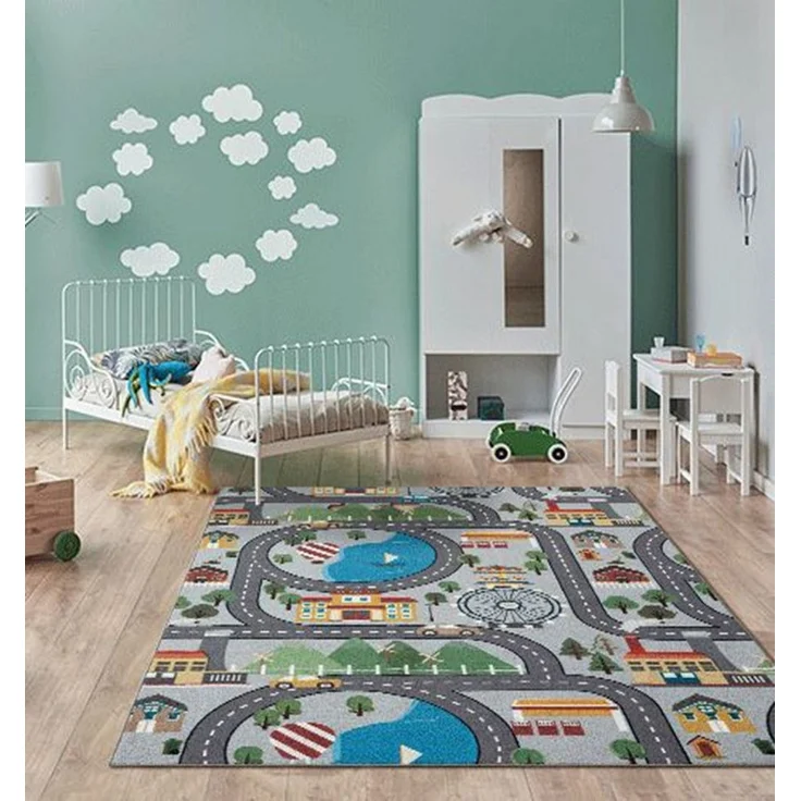 the carpet Teppich Happy Life, rechteckig, Höhe: 4 mm, Life Kinderzimmer Teppich Spielteppich pflegeleicht – Bild 1