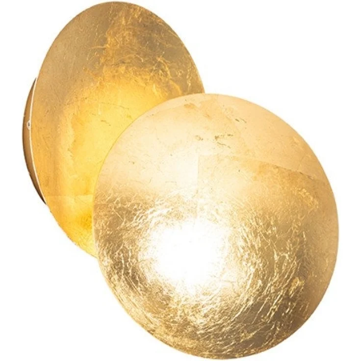 Qazqa Wandleuchte Sunrise, ohne Leuchtmittel, G9, Gold/Messing, Modern, Stahl, 1-flammig – Bild 3