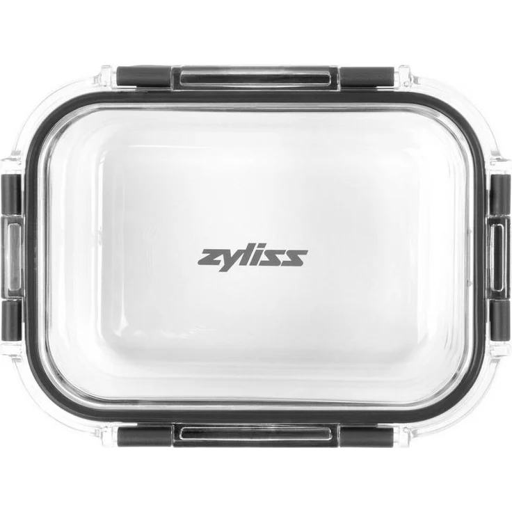 zyliss Vorratsdose Set Glas Vorratsbehälter, Borosilikatglas, (Spar-Set, 4-tlg, 4x Vorratsglas, Länge = 23 cm / 21 cm / 18 cm / 15 cm), anhaltender Geschmack für dauerhaften Genuss, 4 Größen im Set – Bild 2