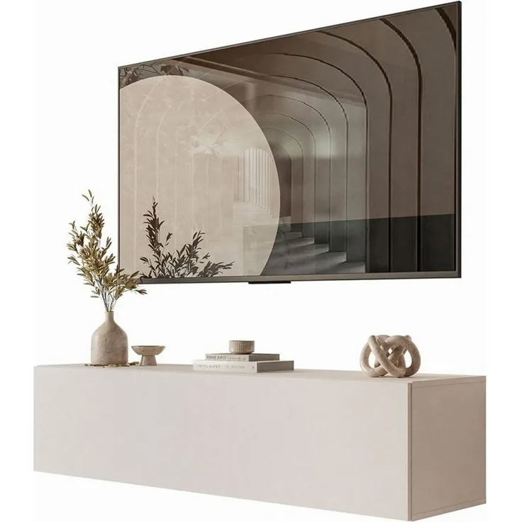 Lookway TV-Schrank COLGANTE 150 cm KASCHMIR Hängeschrank mit Led Beluchtung (1x TV-Schrank) 150x40x36 cm