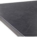 Klapptisch, 115x70 cm, eisengrau, U-Bügel Gestell