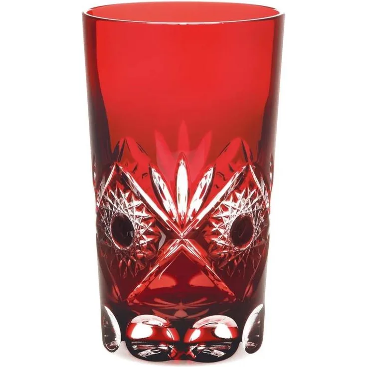 Longdrinkglas Kristall Santra rubin (14 cm)