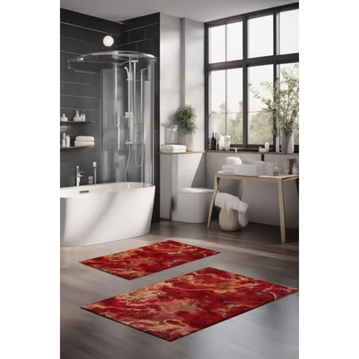 Mijolnir 'CT-5052' Badematten-Set (2-teilig), Mehrfarbig – Bild 1