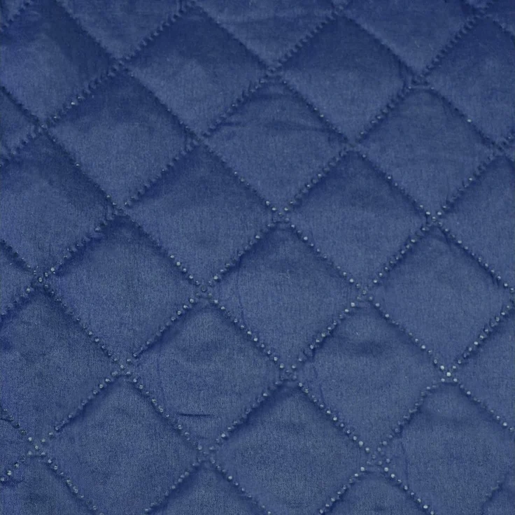 Delindo Lifestyle Bettüberwurf Tagesdecke Mellow, patchwork blau, wattiert, Bettüberwurf für Einzel- und Doppelbetten – Bild 3