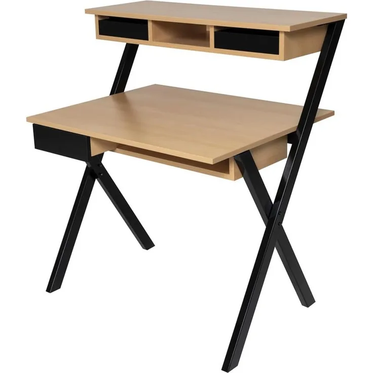 Homeoffice Schreibtisch X-Home Buche Dekor