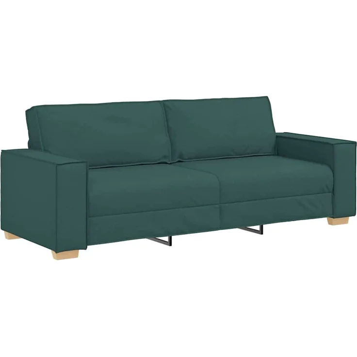 vidaXL Sofa Dunkelgrün 220 x 80 x 84 cm Stoff 4104995 – Bild 1