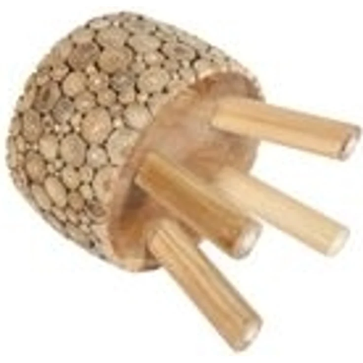Teak Holz Hocker Samira – Bild 4