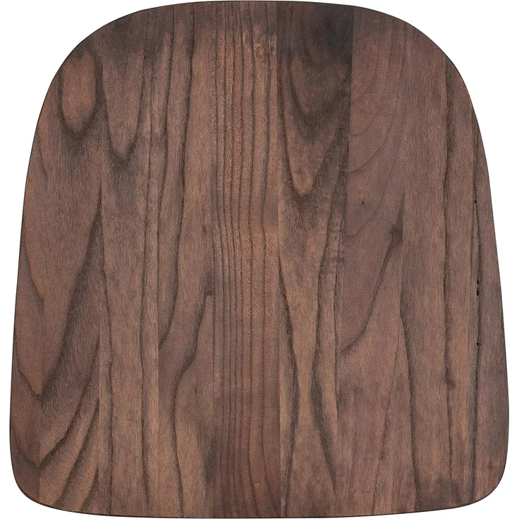 Flash Furniture Luke Holzsitze für Bunte Metallstühle, rustikal, Walnussholz, 4 Stück – Bild 5