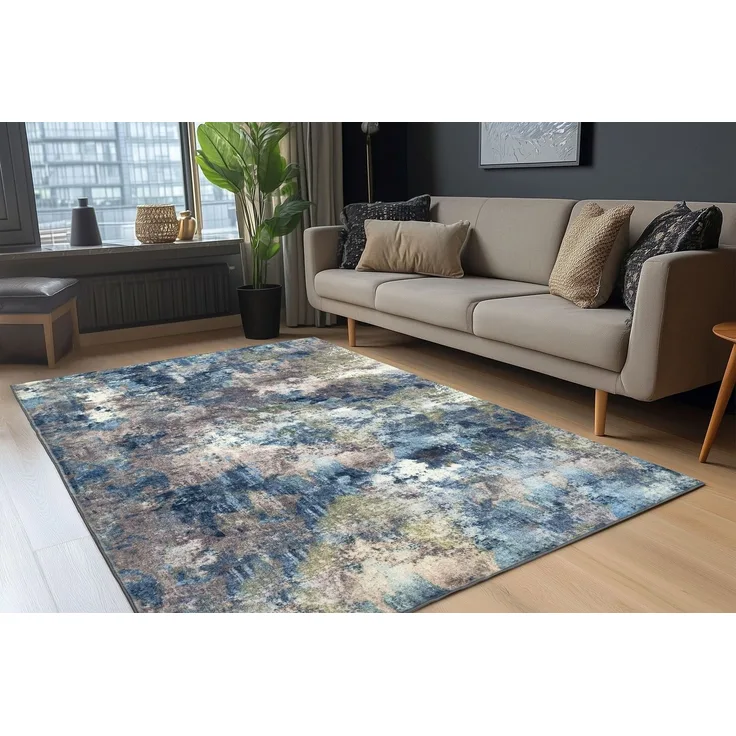 Obsession Teppich Posh 301, rechteckig, Höhe: 12 mm, modernes Design, bedruckte Qualität, Wohnzimmer