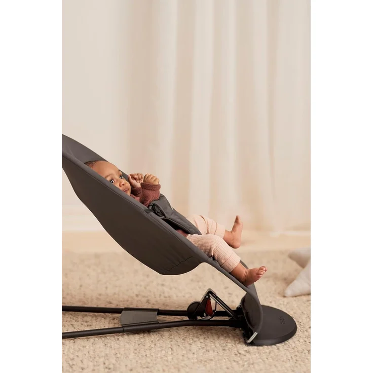 BabyBjörn 'Balance Soft Jersey' Wippe, gewebt dunkelgrau, 56 x 39 x 79 cm – Bild 5