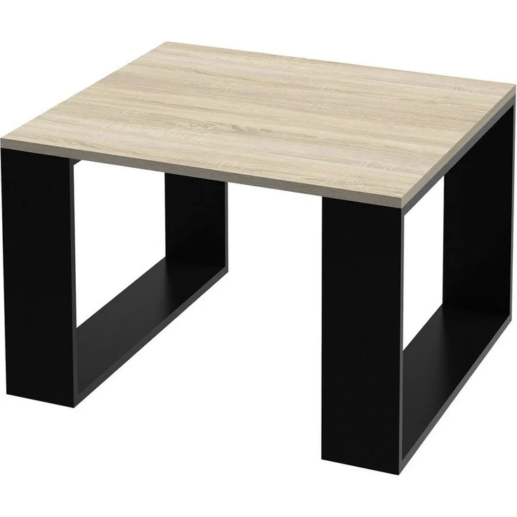 ML-DESIGN Couchtisch Wohnzimmertisch im modernen Stil Kaffeetisch für Wohnzimmer oder Büro, Quadratischer Beistelltisch Sofatisch Kufenbeine Tisch 65x40cm – Bild 5