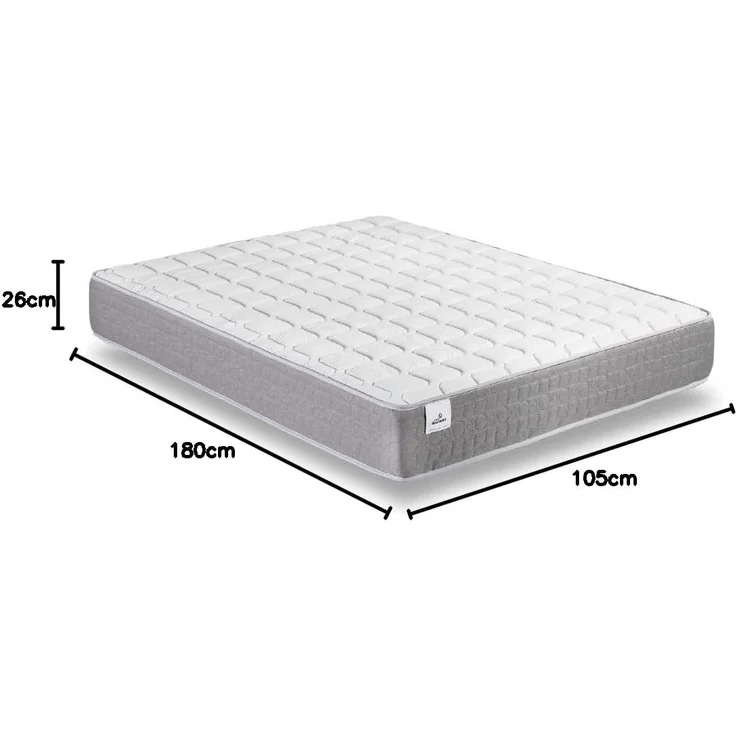 Don descanso DDBERNIA25.105180 Viskoelastische Matratze, Schaumstoff, Höhe ± 26 cm, 105x180 cm – Bild 3