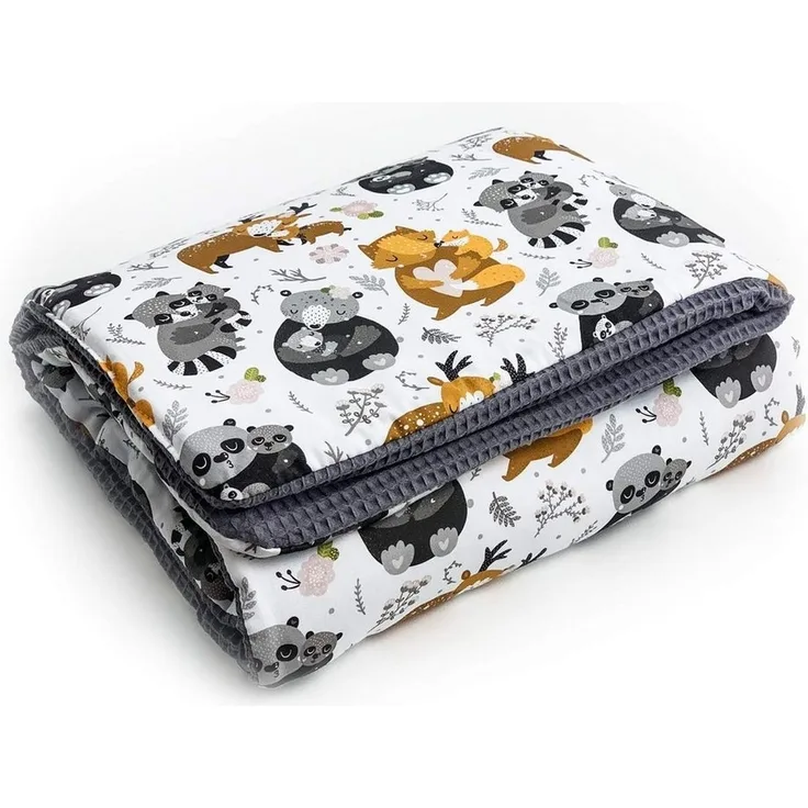 Babydecke BABYDECKE Kuscheldecke 100% Baumwolle, Krabbeldecke, ganzjärig, BABEES, sehr weich und kuschelig, reine Baumwollen, Waffelstoff
