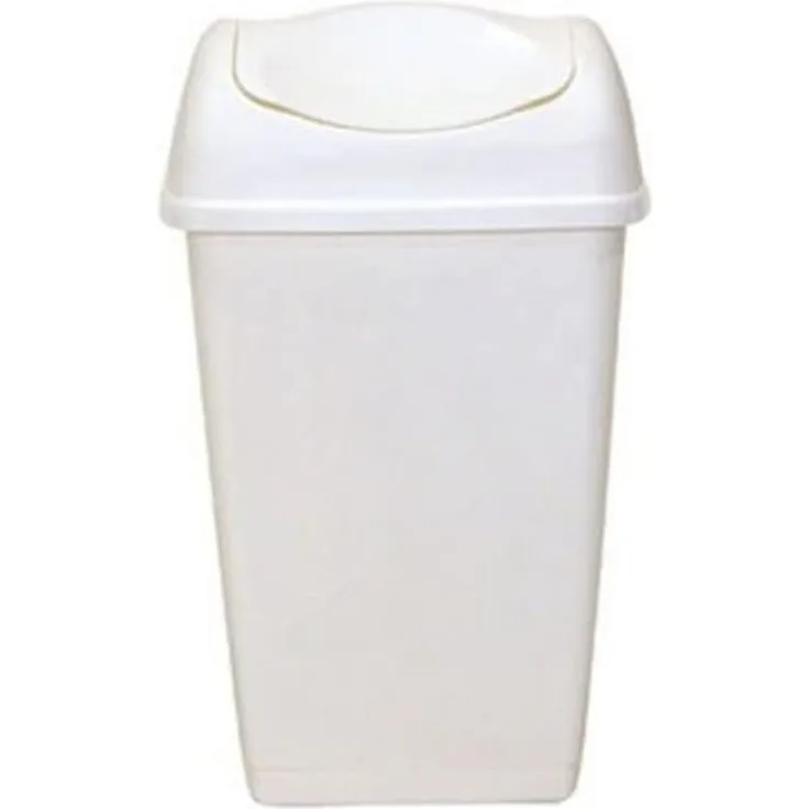 TESTRUT - Schwingdeckeleimer 25 Liter weiß