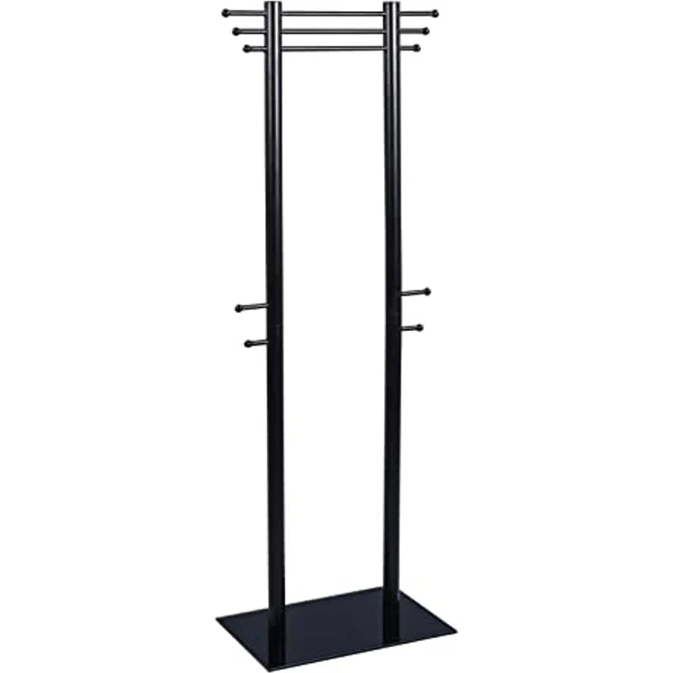 M2 Kollektion Kleiderständer Madrid in schwarz, B/H/T = 67 x 189 x 40 cm – Bild 2