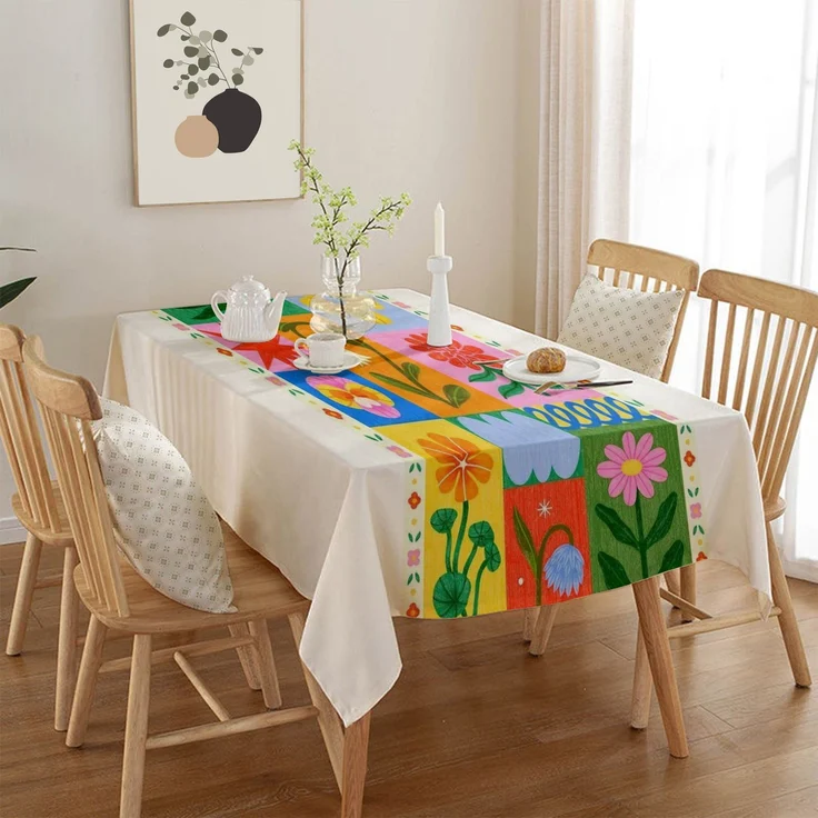 Hermia Concept 'Asr-tblclt25 -23 - 140 x 180' Tischdecke, Mehrfarbig, 140 x 180 cm – Bild 1