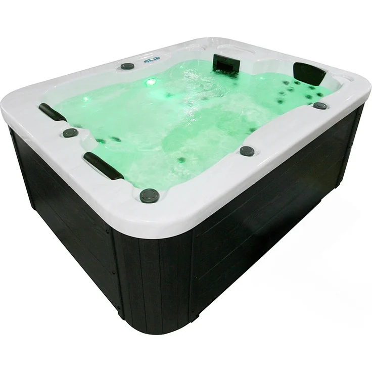 HOME DELUXE Outdoor-Whirlpool 'White Marble Pure', 210 x 160 cm, für 3 Personen – Bild 11