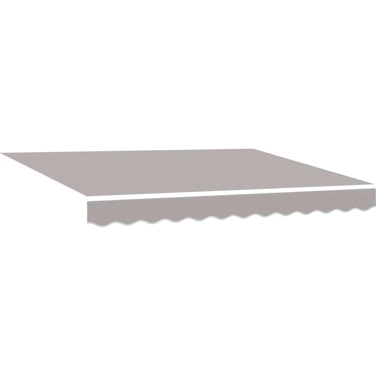 vidaXL Manuelle Gelenkarmmarkise mit LEDs Hellgrau 3x2,5 m 3419432 – Bild 2