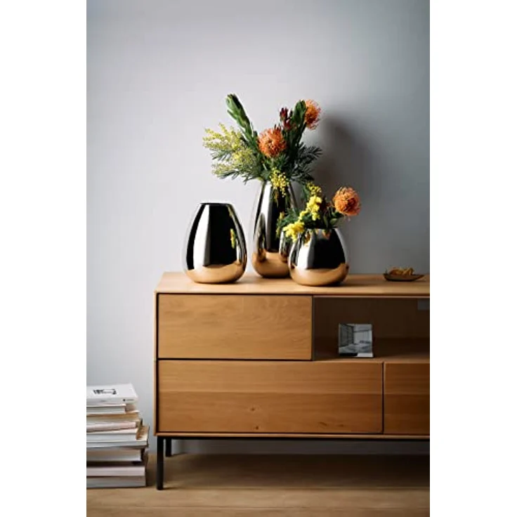PHILIPPI Anais Vase, hochwertige Aluminiumvase in S, stabiler Fuß, ideal für große Blumenbouquets – Bild 5