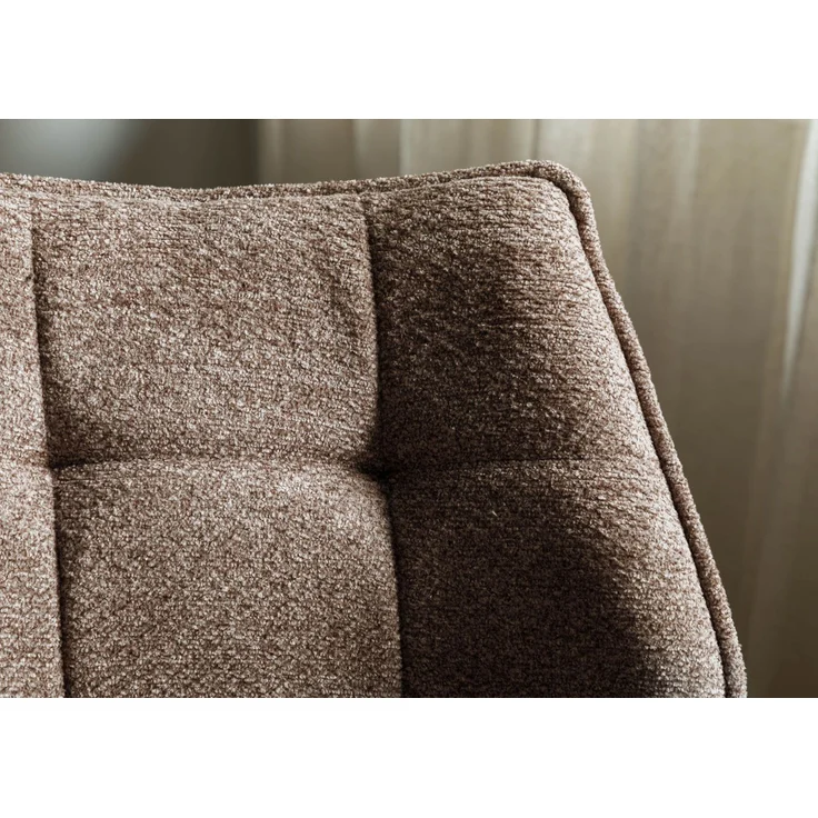 Drehstuhl 61x61x89 braun / braun HENRI #100 – Bild 7