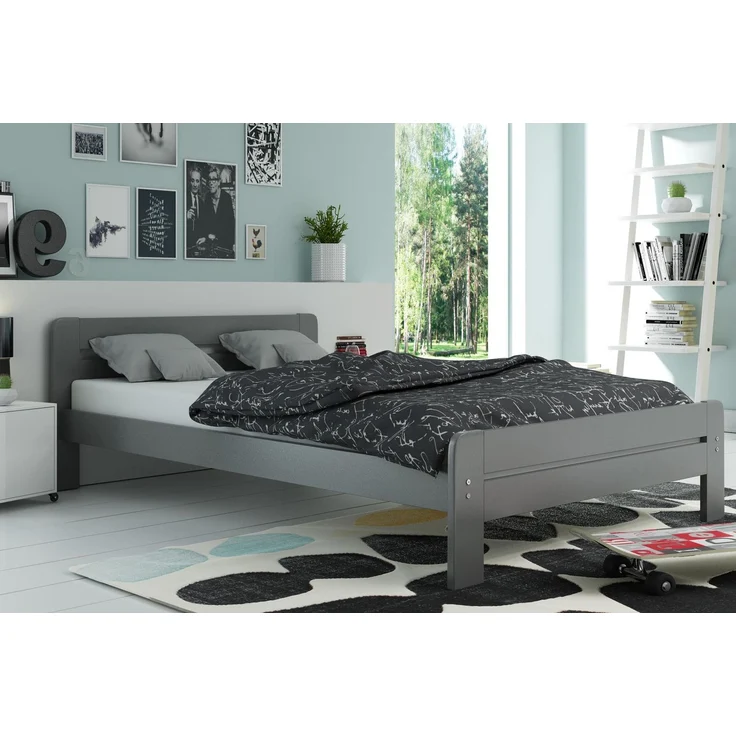 BMS Jugendbett Dallas Graphit mit Matratze 120x200 cm – Bild 2