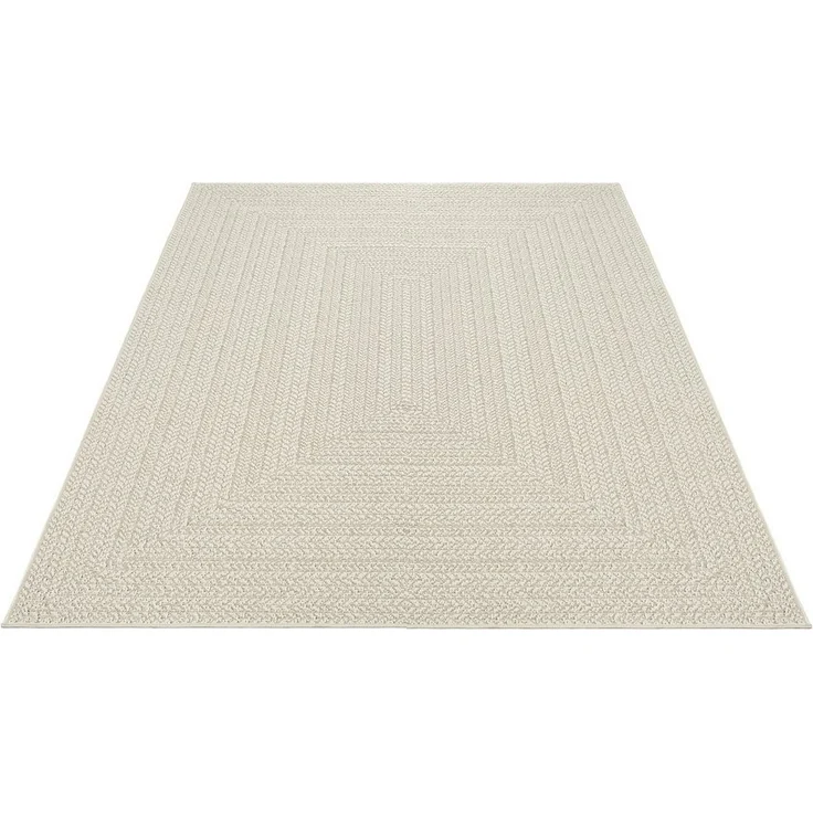 the carpet Outdoorteppich Kansas, rechteckig, Höhe: 1 mm, moderner robuster In und Outdoor Teppich Jute Look – Bild 2