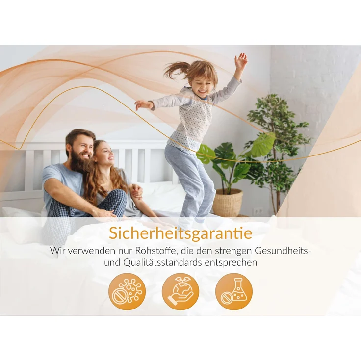 7-Zonen-Multipocketmatratze mit Visco- & Kaltschaum-Schichten – ergonomisch, punktelastisch & atmungsaktiv – Härtegrad H3/H4 – 90 x 200 cm – ELORI - SIVO – Bild 9