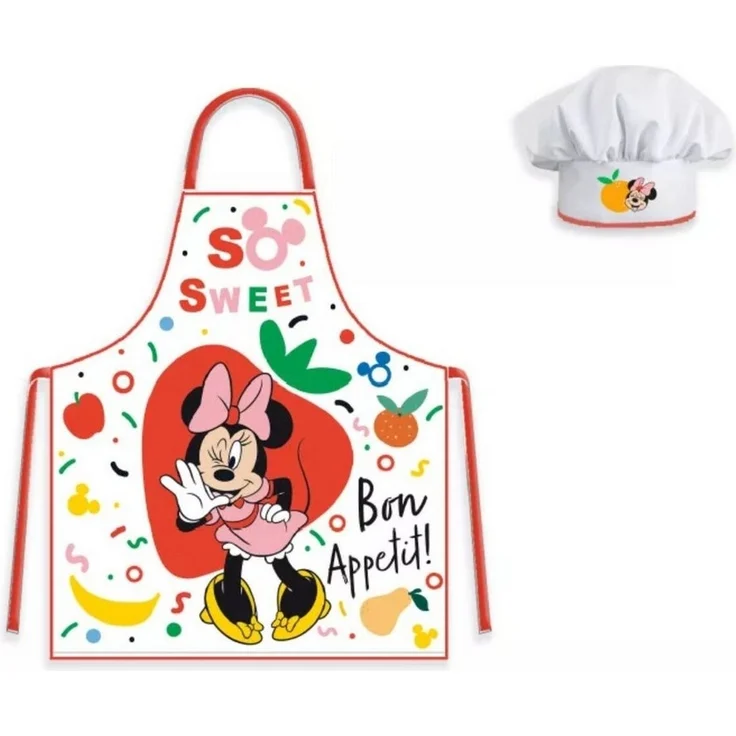 Disney Minnie Mouse Kochschürze Schürze und Mütze – Küchenset für kreative Kinder – Bild 3