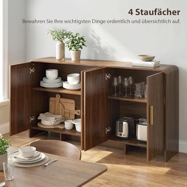 HOMCOM Sideboard (Packung, 2 St, 1), Breite 152 cm – Bild 5