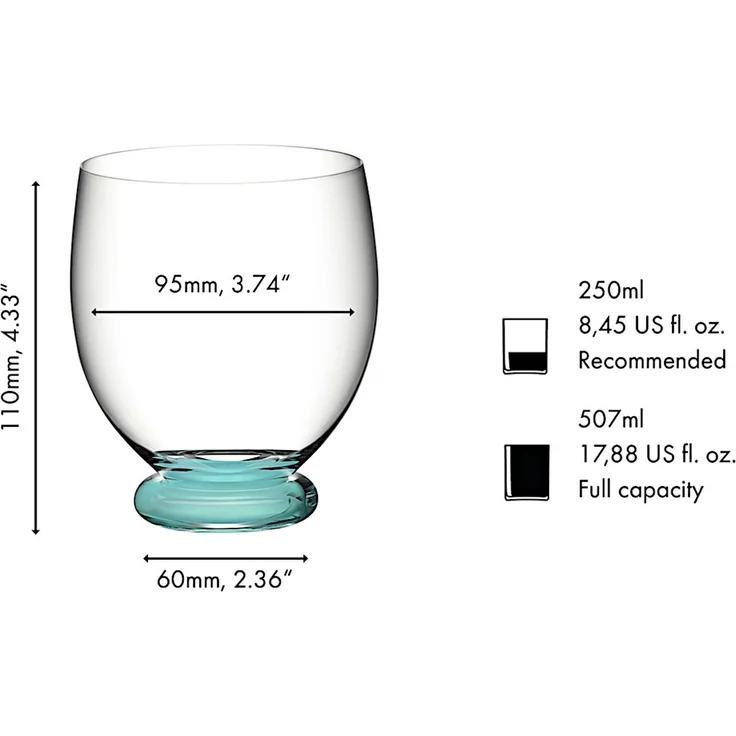 RIEDEL 4900/04M FATTO A MANO Tumbler Grande - MINT, handgefertigt – Bild 2